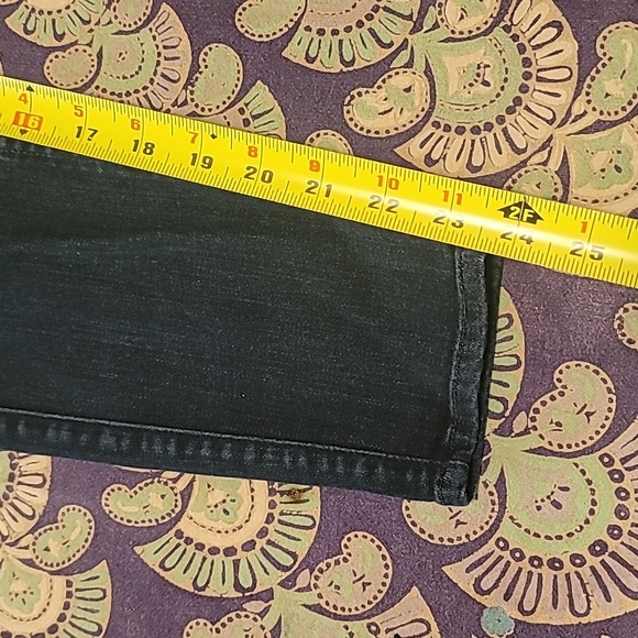 7FAM Kimmie Crop Jeans Stretch Denim - Picture 6 of 9